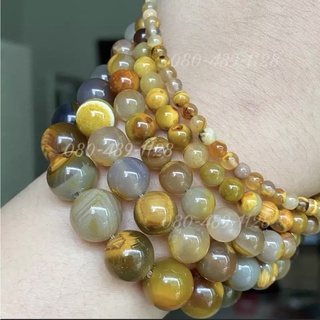 หินอาเกตหินสีเหลือง(Agate)เกรด Premium