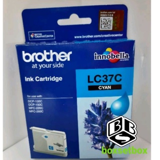 หมึก Brother LC37 C สีฟ้า ใช้กับ Printer รุ่น  DCP-135C/DCP-150C/MFC-235C/MFC260C