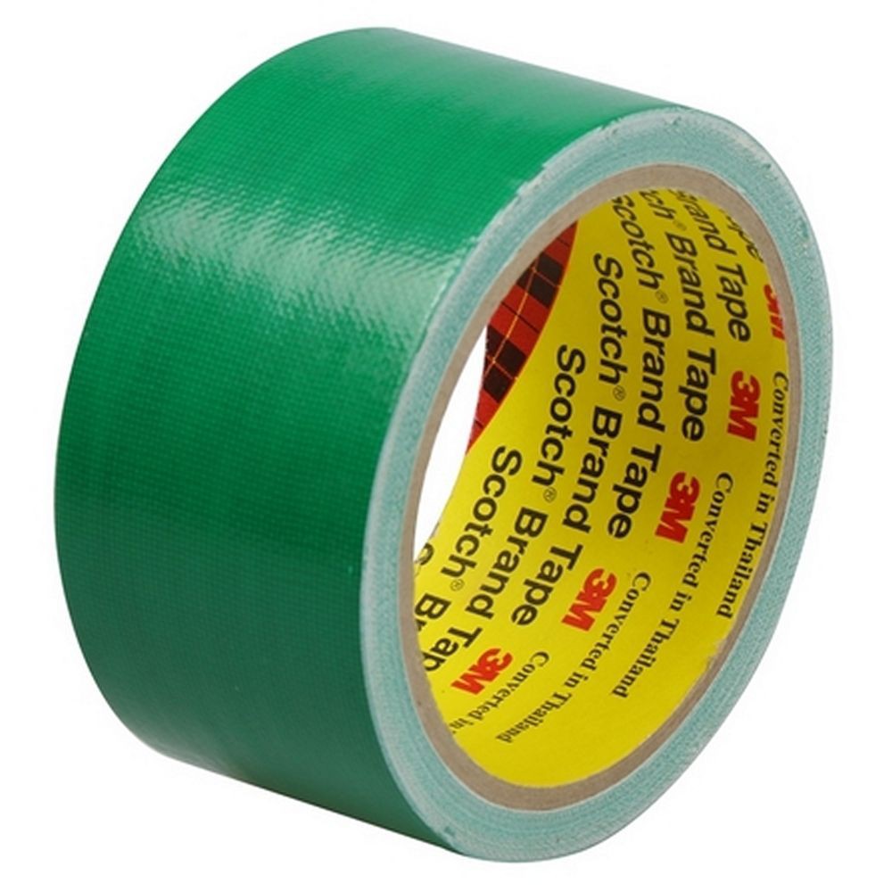 scotch-cloth-tapเทปผ้ามันเงา-3m-สีเขียว-เทปผ้ามันเงา-48mm-x-8-หลา