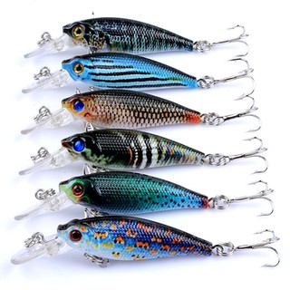 💎♥ การจำลอง 3D Eye Bionic Fish Hard Lures ปากกาตกปลาเหยื่อ