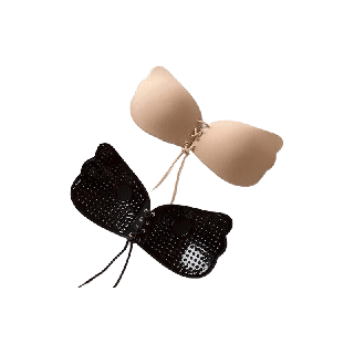 โปรโมชั่น : มีแพคเกจทุกชิ้น Lookmebra_SHOP N003 บราปีกนก เชือกรูด ทรงปีกผีเสื้อ สั่งทำพิเศษ กาวเหนียว ติดทน