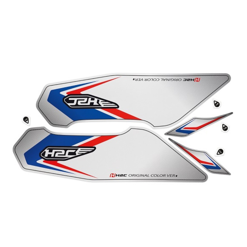 ชุดสติ๊กเกอร์ H2C แทร็กเกอร์ สำหรับแต่งรถมอเตอร์ไซต์ CB150R CB300R ...