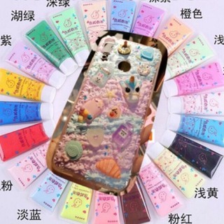 สินค้า วิปครีมปลอม มี20 สี สำหรับทำเคสมือถือ งานฝีมือ ของตกแต่ง diy ของเล่น วิปครีมเทียม แต่งมือถือ