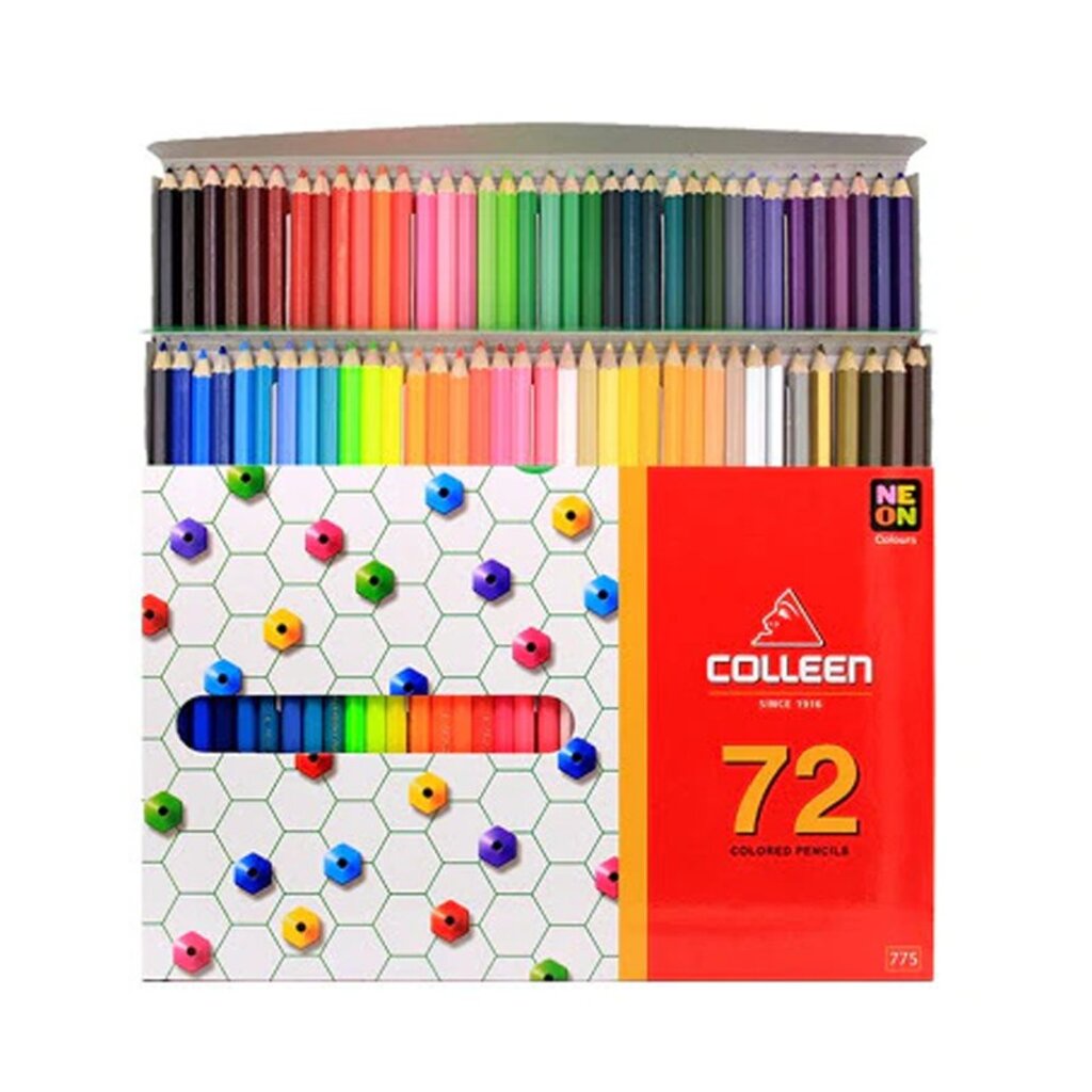 colleen-สีไม้-สีวาดรูป-72สี-หัวเดียว