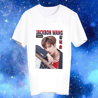 เสื้อแฟชั่นไอดอล เสื้อแฟนเมดเกาหลี ติ่งเกาหลี ดาราเกาหลี JKSW27 แจ็คสัน หวัง Jackson Wang