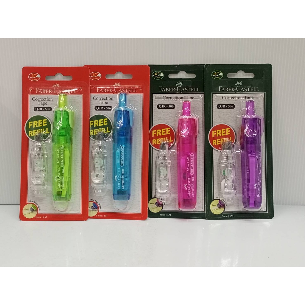 faber-castell-เทปลบคำผิด-faber-castell-refill-qjr-506