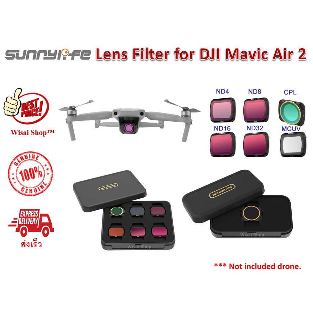 DJI NEO ND & CPL Filter Set 3-Pack CPL ND8 ND16 Polarizer Neutral Density Drone Lens Filter, Multi-Coated HD Optical Glass/Aluminum Frame - K&F Concept