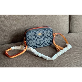 COACH MINI CAMERA IN SIGNATURE CHAMBRAY (C8666)