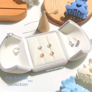 earika.earrings - ต่างหูเงินแท้ S92.5 (เจาะ/หนีบ) เหมาะสำหรับคนแพ้ง่าย - คอลเลคชั่นกลางเดือนสิงหาคม 2022 (2)