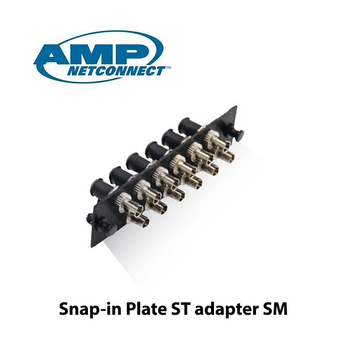 Commscope ยี่ห้อ AMP-Netconnect - Adapter Plate Simplex ST 12 Port SM ...