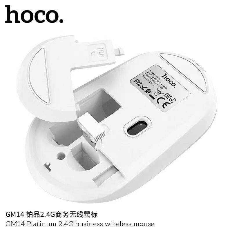 hoco-gm14-wireless-2-4ghz-home-amp-office-1200dpi-เมาส์ไร้สายสำหรับเมาส์สำหรับแล็ปท็อป-เมาส์ไร้สาย-mouse