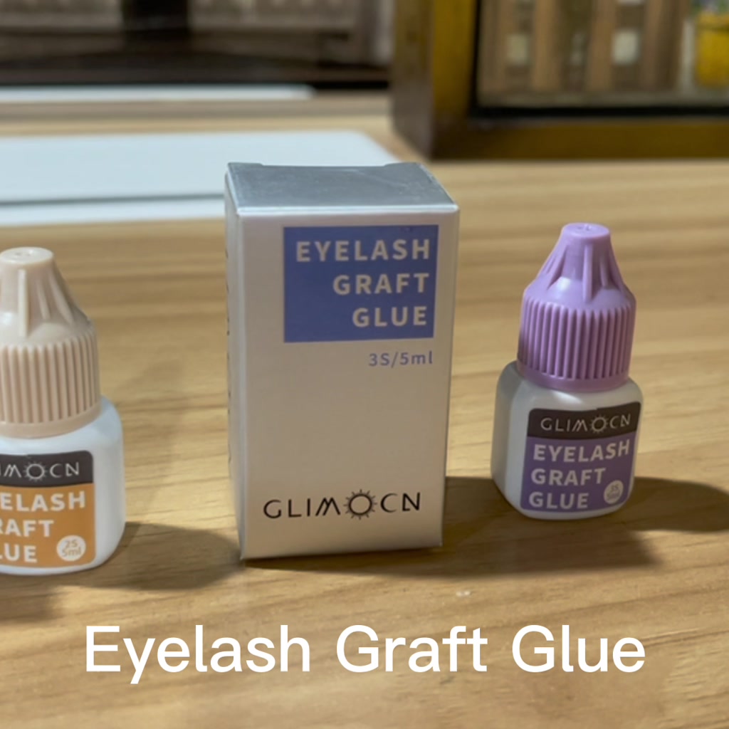 glimocn-กาวติดขนตาปลอม-แบบแห้งเร็ว-แบบมืออาชีพ-สําหรับแต่งหน้า-eyelash-extension-glue-กาวต่อขนตา-0-1s-แห้งเร็ว-ติดทนนาน-10-มล
