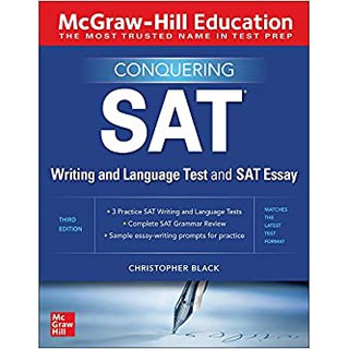 9781260462630 MCGRAW-HILL EDUCATION CONQUERING THE SAT WRITING AND LANGUAGE TEST AND SAT ESSAY