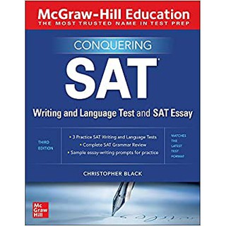 9781260462630 MCGRAW-HILL EDUCATION CONQUERING THE SAT WRITING AND LANGUAGE TEST AND SAT ESSAY