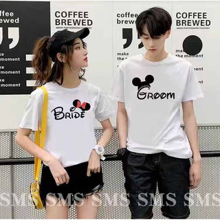 Korean Groom/Bride Design Couple Shirt Out Fit for Love Team Women/Men #CT15