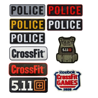 แผ่นแพทช์พีวีซี 3D 511 Crossfit Pe สไตล์ทหารสําหรับตกแต่ง