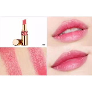 ของแท้ พร้อมส่ง !! ตัวเทส ปลอกขาว YSL YVES SAINT LAURENT  OIL IN STICK 3.2 G. สี 13 PINK IN PARIS