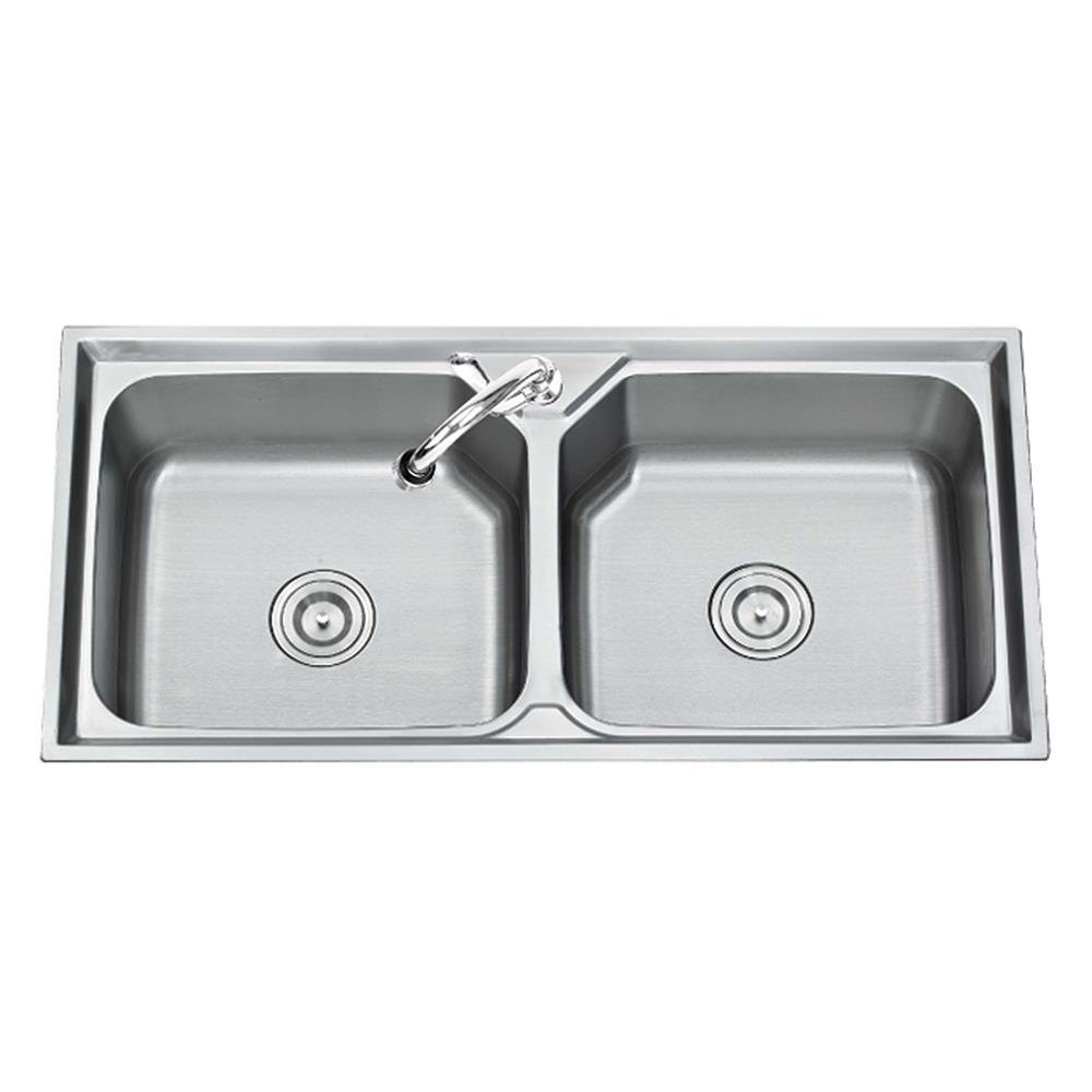 embedded-sink-sink-built-2bowl-tecnostar-201000-stainless-sink-device-kitchen-equipment-อ่างล้างจานฝัง-ซิงค์ฝัง-2หลุม-te