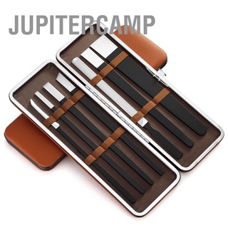 Jupitercamp 7 ชิ้น ชุดมีดทําเล็บเท้า สเตนเลส กําจัดผิวที่ตายแล้ว ชุดเครื่องมือ