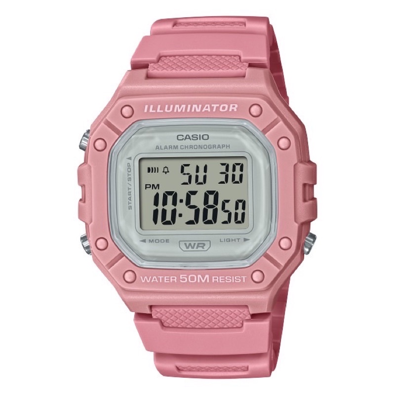 นาฬิกา-casio-นาฬิกาผู้หญิง-casioรุ่นใหม่ล่าสุดw-218hc-4a-4a2-8a-2a