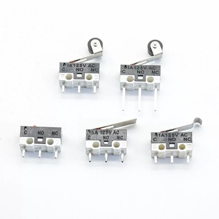 Micro LIMIT SWITCH PUSH ปุ่มสวิทช์ 1A 125V AC Mouse 3Pins ยาว Roller Lever แขน SPDT 12 * * * * * * * 6*6 มม.TIAIHUA