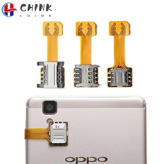 ภาพหน้าปกสินค้าCHINK Universal TF Hybrid Sim Slot Dual SIM Card Adapter For Micro SD Extender Nano Cato  Android Phone ที่เกี่ยวข้อง