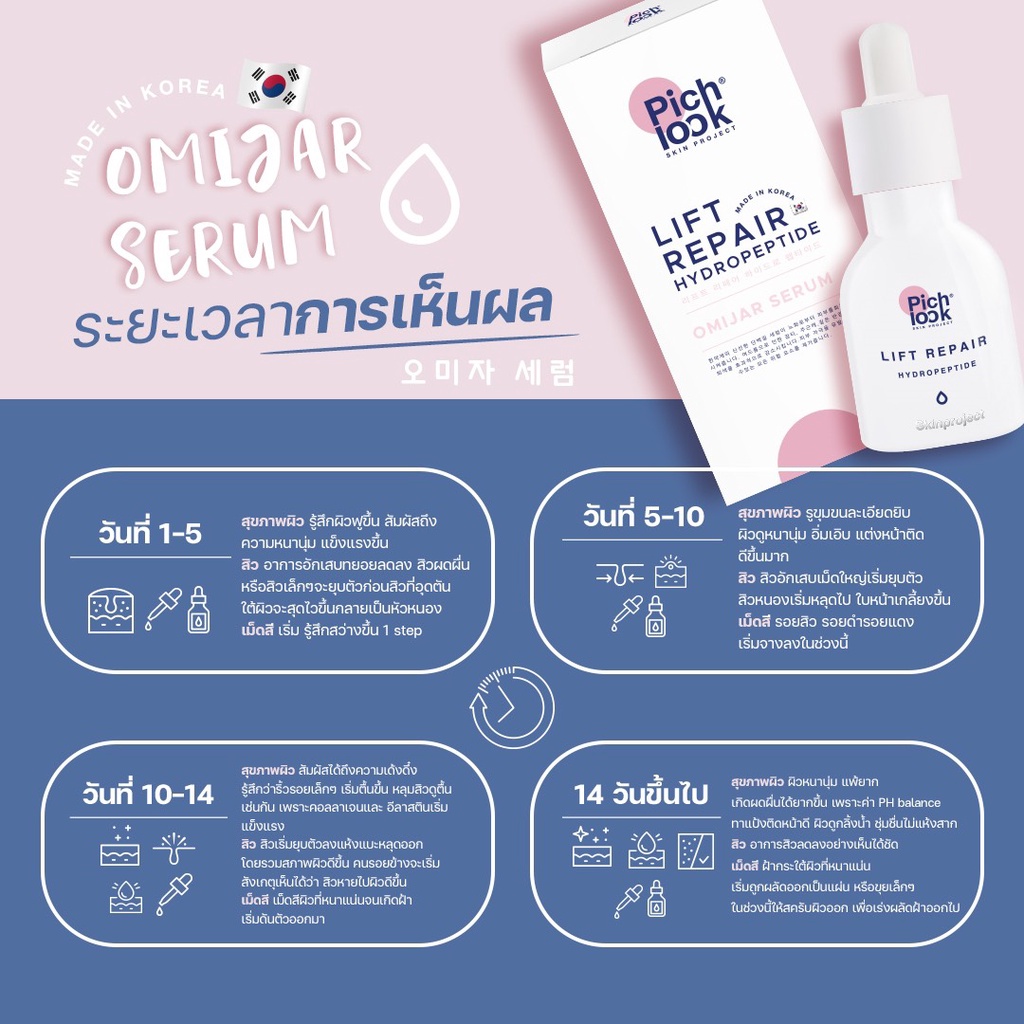 pichlook-omijar-serum-โอมิจาร์-เซรั่ม-เซรั่มเกาหลี-เซรั่มหน้าใส-เซรั่มบำรุงผิวหน้า-เซรั่มพิชลุค-vaiva