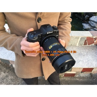 Nikon D800 + 24-70mm F2.8 G ED โมเดลกล้อง Model พร้อบถ่ายสินค้า อุปกรณ์ประกอบฉากถ่ายรูป