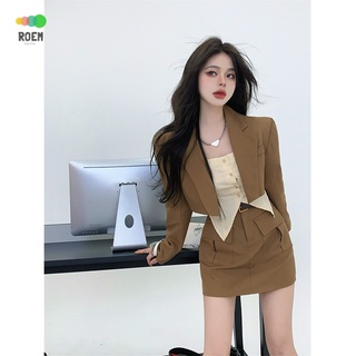 Nini Autumn New Product · New suit jacket top slimming long sleeve 2022 suit short business wear lapel temperament