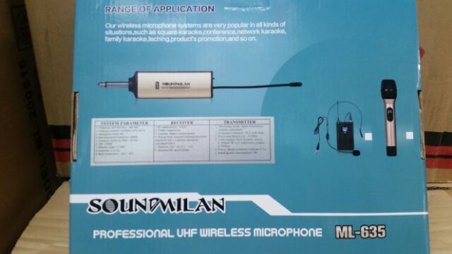 soundmilan-ml-635-ไมโครโฟนไร้สาย-คลื่นuhf