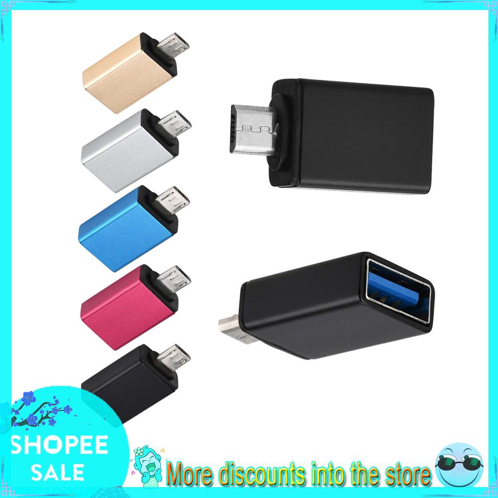 OTG อะเเดปเตอร์แปลงไฟล์ จาก Micro USB เป็น USB ขนาดเล็ก สำหรับ Android ...