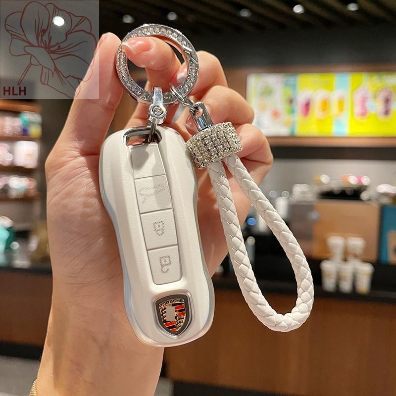 เหมาะสำหรับ Porsche Macan Key Shell 718 Cayenne Panamera 911 รถ taycan ...