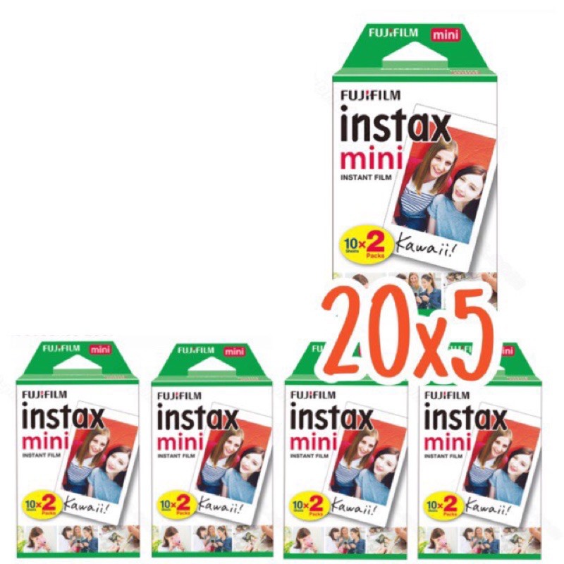 ภาพหน้าปกสินค้าInstax mini film 20แผ่น จำนวน5กล่อง