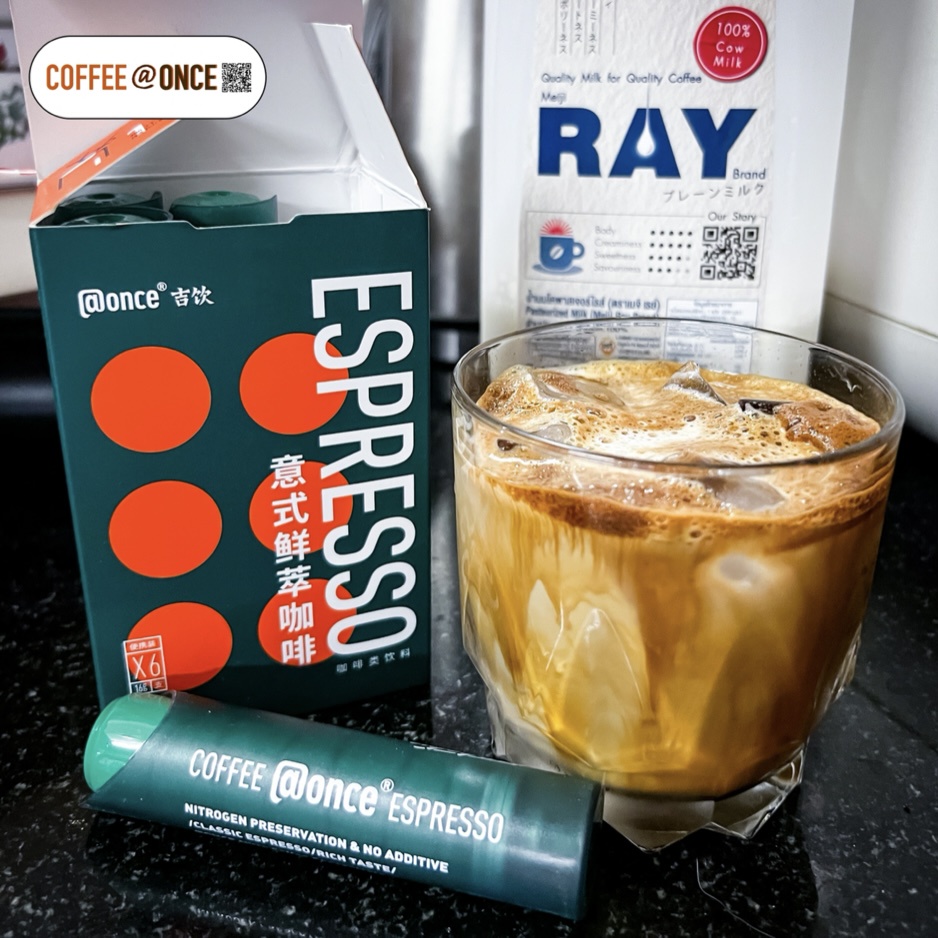 ONCE coffee ESPRESSO สินค้าพร้อมส่ง Nitrogen preservation เอสเพรสโซ่ ...