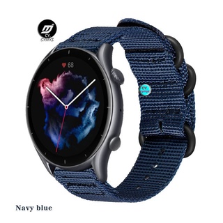 สินค้า สาย amazfit GTR 3 สายรัด สายรัดข้อมือกีฬา สายผ้าแคนวาสถัก amazfit gtR 2 / gtR 2e / GTR3 สายนาฬิกา สาย amazfit GTR 3 pro สายไนลอน