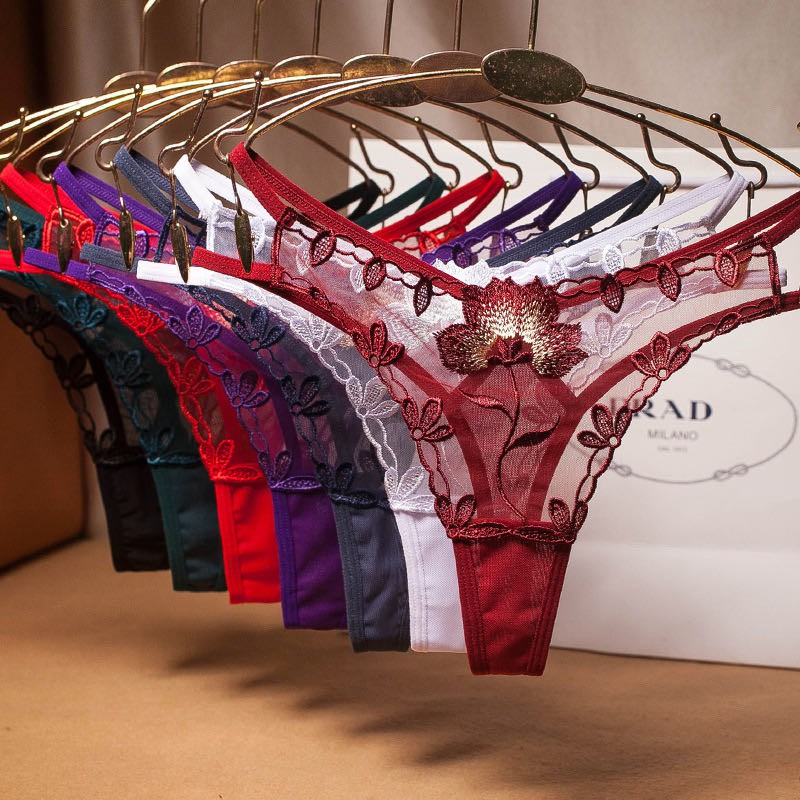 กางเกงชั้นในเซ็กซี่-sexy-gstring-สีดำ-ผ้าลูกไม้-free-size-นุ่มนิ่มสวมใส