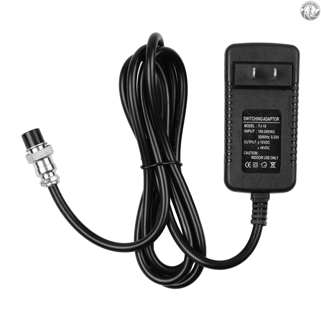 [In Stock] Mixing Console Mixer Power Supply AC Adapter 15V 230mA Universal 4Pin Round
