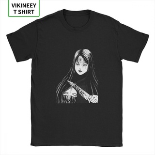 [COD]เสื้อยืดแขนสั้น ผ้าฝ้าย พิมพ์ลายมังงะ Junji Ito Tomie สไตล์ญี่ปุ่น ฮาราจูกุ สําหรับผู้ชาย