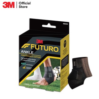 Futuro Performance Ankle Support ฟูทูโร่™ สปอร์ต อุปกรณ์พยุงข้อเท้าแบบระบายความร้อน รุ่นปรับกระชับได้