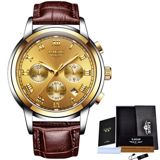 LIGE Watches Men Sports Waterproof Date Analogue Quartz Men s Watches Chronograph Business Watches For Men
