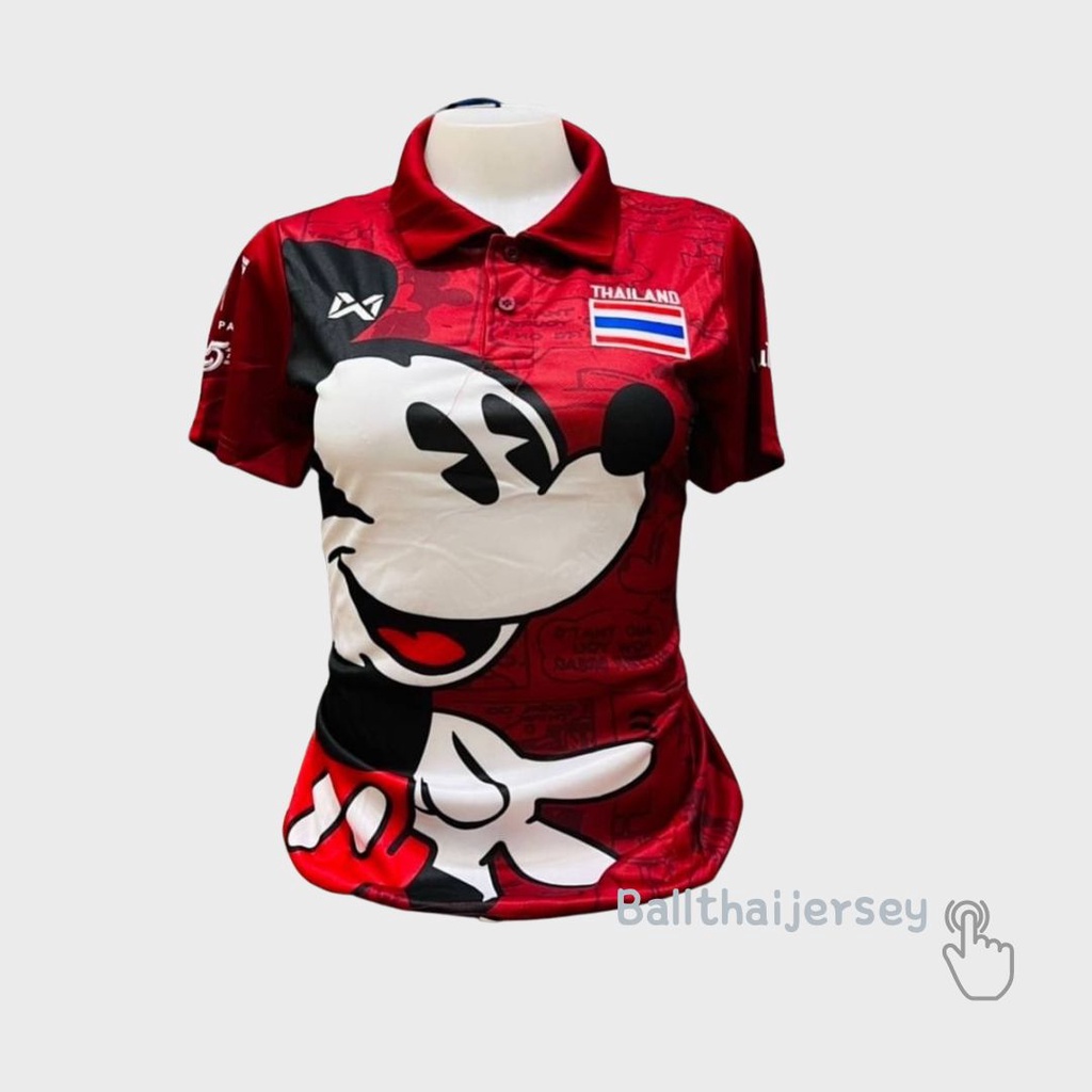 เสื้อบอลมิกกี้แฮปปีแฮปปี-mickeyhappyhappy-มีบริการเก็บเงินปลายทางจ้า