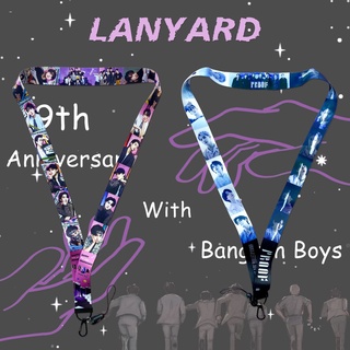 สินค้า BTS 2022FESTA & Proof 9th Anniversary ID Hanging Neck Sling Lanyard