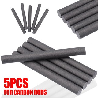 Dharma 5pcs 99.99% Graphite Electrode Cylinder Rods Bars Black Industry Tools 100x10mm