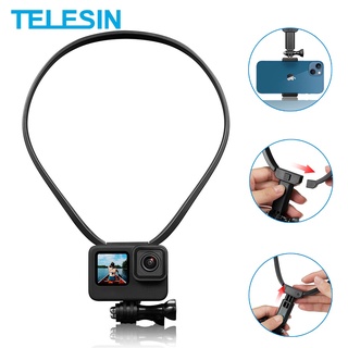 Telesin สายคล้องคอสําหรับสมาร์ทโฟน Gopro Hero 11 10 9 8 7 6 5 4 3+ 3 Insta360 ONE X3 DJI Osmo Action 3 Xiaomi Yi 4K Sjcam Eken สมาร์ทโฟน