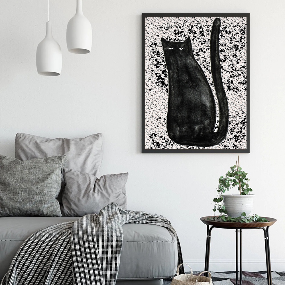 animal-lover-black-cat-โปสเตอร์-funny-quote-art-พิมพ์-minimalist-ภาพวาดผ้าใบ-nordic-wall-ภาพหน้าแรกตกแต่งห้องนอน