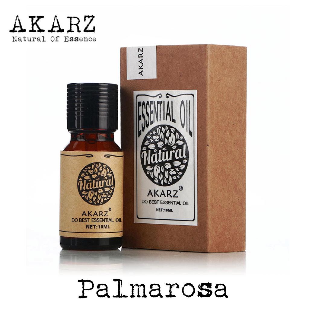Palmarosa Essential Oil AKARZ หญ้ากุหลาบ  น้ำมันหอมระเหย นักบุญ การดูแลผิว การดูแลร่างกาย นวดฮ่องกง