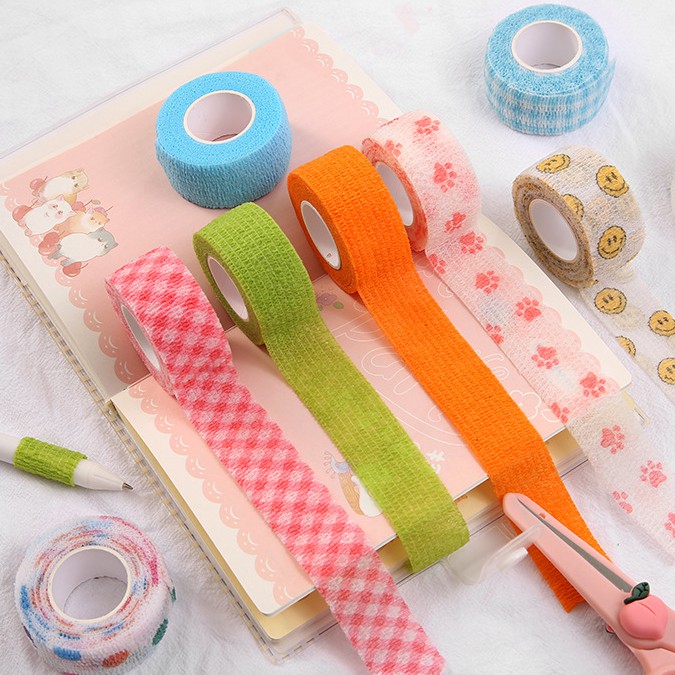 cute-finger-bandage-student-writing-finger-guard-wear-proof-tape-cartoon-cocoon-proof-self-adhesive-finger-guard