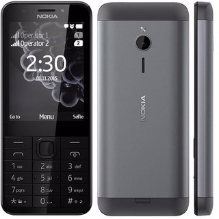 โทรศัพท์มือถือ โนเกียปุ่มกด NOKIA 230 (สีดำ) 2 ซิม  จอ  2.8นิ้ว รุ่นใหม่ 2020