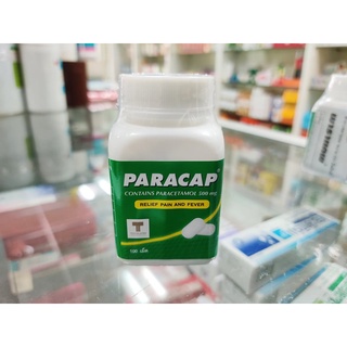 ภาพหน้าปกสินค้าParacap 500 mg พาราแคป ขวด 100 เม็ด ที่เกี่ยวข้อง