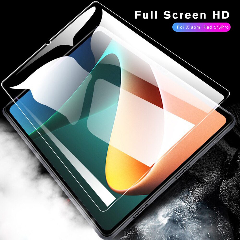 ภาพหน้าปกสินค้าAnti-Fingerprint Tempered Glass Screen Protector For Xiaomi Pad 5 5Pro Pad5 Pro Full Cover Protective Film จากร้าน bestjob.th บน Shopee